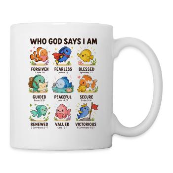  Von Wem Gott Sagt, Dass Ich Ein Elefant Bin? - Tasse - Weiß - Rechts