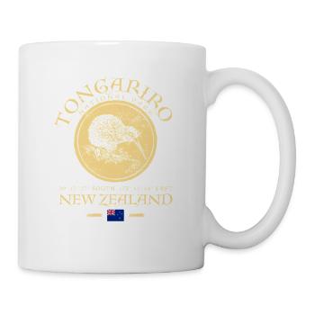 Neuseeland Tongariro Nationalpark Kiwi - Tasse - Weiß - Rechts