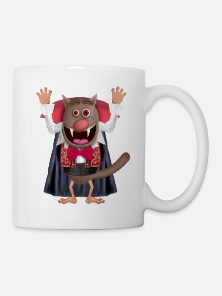 Fouvou-Vampir - Tasse - Weiß