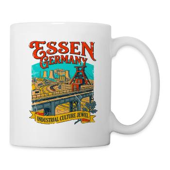 City Industrial Culture Jewel Essen Germany - Tasse - Weiß - Rechts