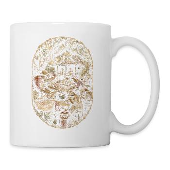 Cajun Kultur - Tasse - Weiß - Rechts