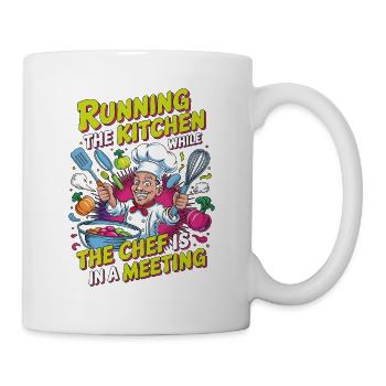 Sous Chef Yes Chef Means I'm Culinary Professional - Tasse - Weiß - Rechts