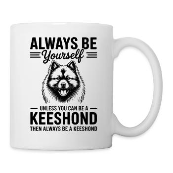 Wolfsspitz Spruch Hund Lustige Wolfsspitz Geschenk - Tasse - Weiß - Rechts
