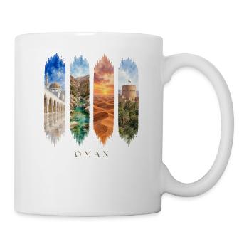 Oman Urlaub Travel – Wüste & Orient Motiv - Tasse - Weiß - Rechts
