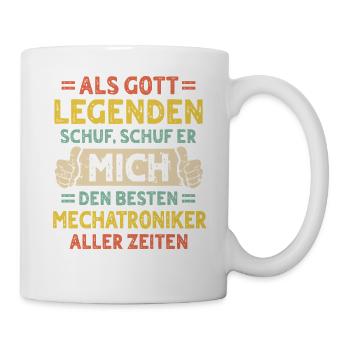 Mechatroniker - Tasse - Weiß - Rechts