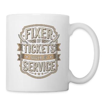 Sous Chef Fixer Of Tickets Culinary Professional - Tasse - Weiß - Rechts