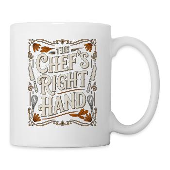 Sous Chef The Chef's Right Hand Culinary Arts - Tasse - Weiß - Rechts