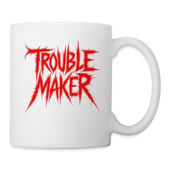 Troublemaker Frechdachs Rabauke Geschwister Kinder - Tasse - Weiß - Rechts