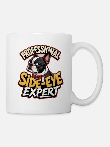 Boston Terrier - Tasse - Weiß