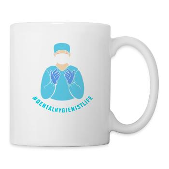Zahnhygieniker Dental Zahnarzt - Tasse - Weiß - Rechts