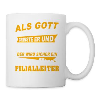 Filialleiter Sprüche - Tasse - Weiß - Rechts