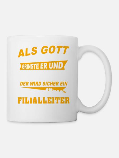 Filialleiter Sprüche - Tasse - Weiß