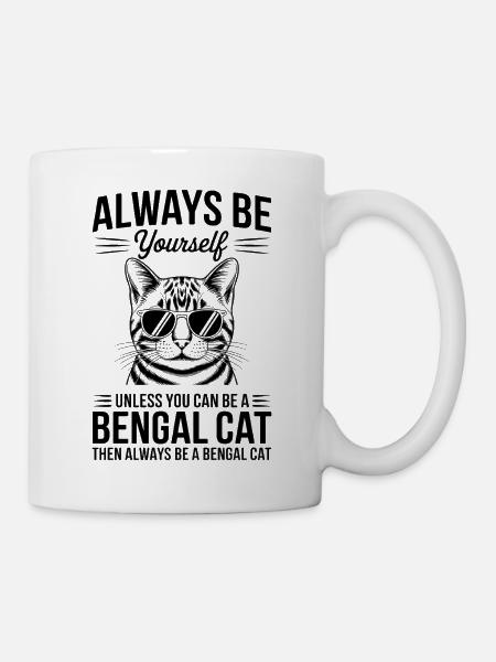 Bengalkatze Spruch Katze Witz Bengalkatze Geschenk - Tasse - Weiß