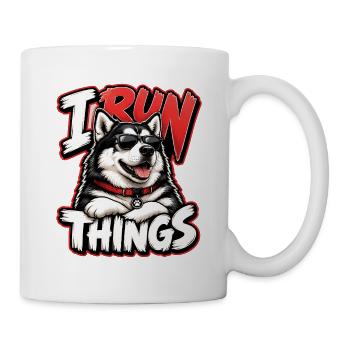Alaskan Malamute - Tasse - Weiß - Rechts