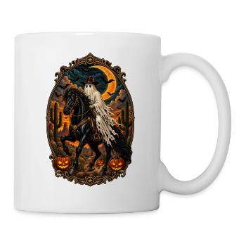 Ghost Cowboy on Horse - Tasse - Weiß - Rechts