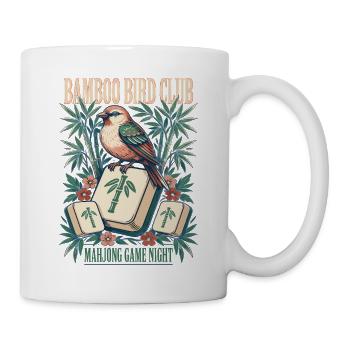 Bamboo Bird Club Mahjong Night - Tasse - Weiß - Rechts