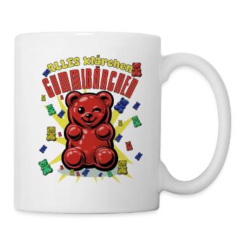 Gummibärchen Bär – Alles Klärchen Gummibärchen - Tasse - Weiß - Rechts