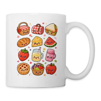 Kawaii Picknick | Sommer & Outdoor - Tasse - Weiß - Rechts