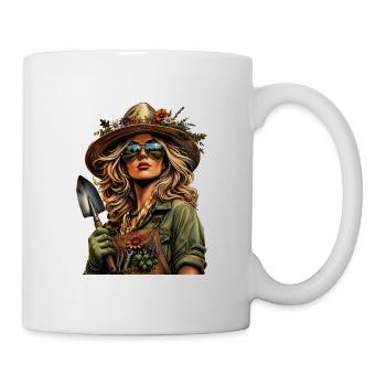 Gärtnerin Gartenliebe - Tasse - Weiß - Rechts