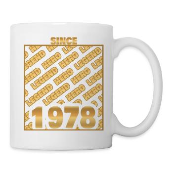 Hero 1978 - Tasse - Weiß - Rechts