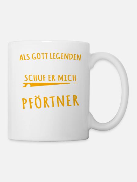 Pförtner - Tasse - Weiß