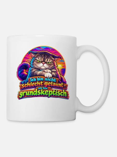Ich bin nicht schlecht gelaunt - ich bin - Tasse - Weiß