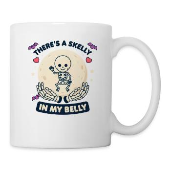 Skelly-Mondbauch - Tasse - Weiß - Rechts