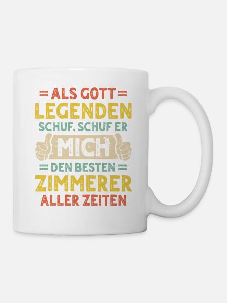 Zimmerer - Tasse - Weiß