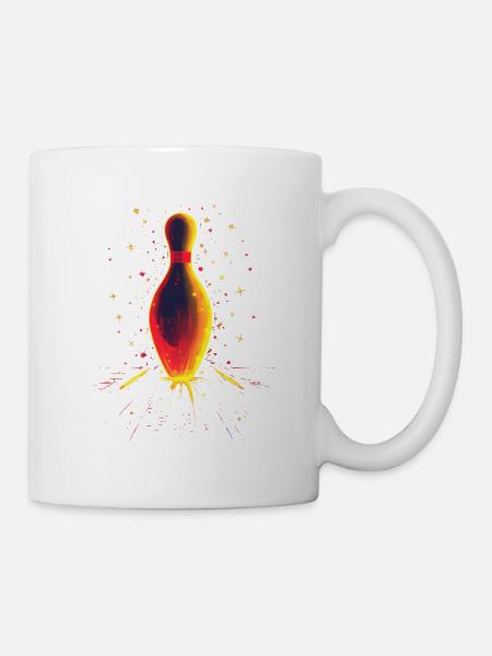 Vintage Bowling - Tasse - Weiß