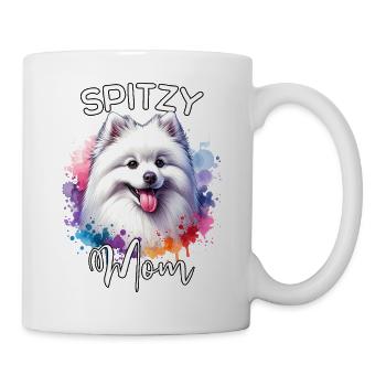 Spitz Mama - Tasse - Weiß - Rechts