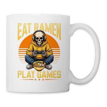 Funny Gaming Anime Cat Gamer - Tasse - Weiß - Rechts