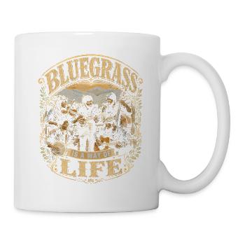 Bluegrass Musik - Tasse - Weiß - Rechts
