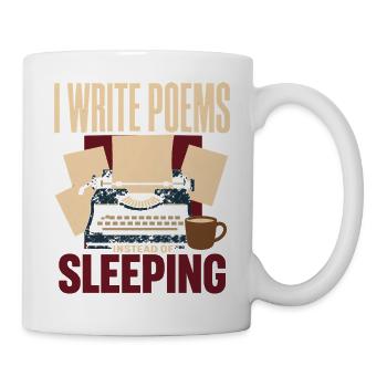 Liebhaber Der Poesie Dichter Poesie-club - Tasse - Weiß - Rechts