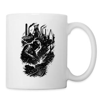 Ruhrpott Bergbau - Tasse - Weiß - Rechts