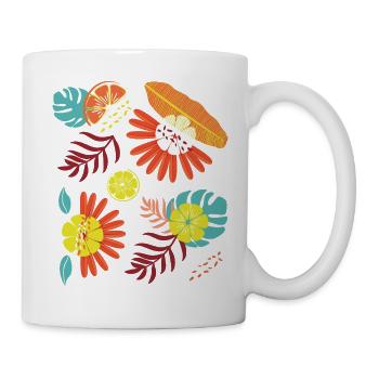Tropical  - Tasse - Weiß - Rechts
