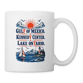 Gulf of Mexico Kennedy Center Lake Ontario Vintage - Tasse - Weiß - Rechts