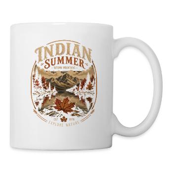 Indian Summer | Autumn Mountains | Herbstzeit - Tasse - Weiß - Rechts