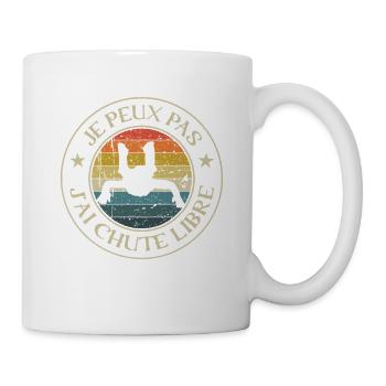 Fallschirmspringer Ich kann nicht Bin im Freifall - Tasse - Weiß - Rechts