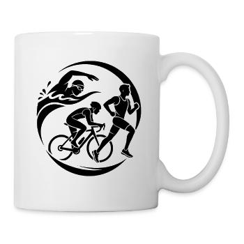 Triathlon - Tasse - Weiß - Rechts