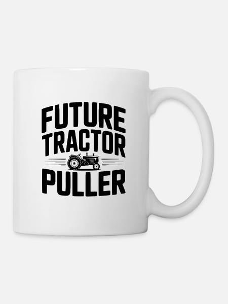 Zukünftiger Traktorzieher - Tasse - Weiß