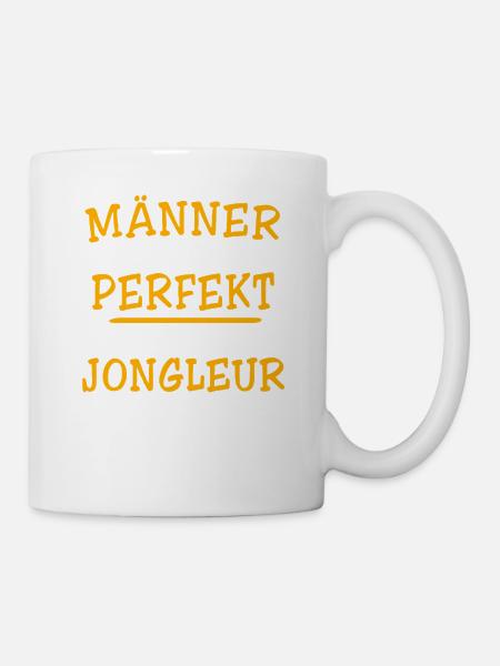 Jongleur Jonglieren - Tasse - Weiß