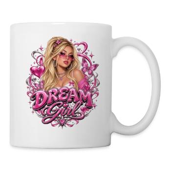 Dream Girl Glamour Rose Pink - Tasse - Weiß - Rechts