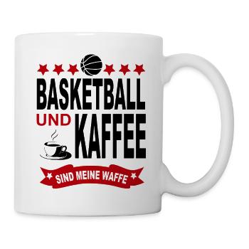 Basketball Basketballspieler Sport Verein - Tasse - Weiß - Rechts
