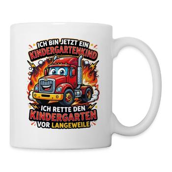 Ich Bin jetzt EIN Kindergartenkind - Tasse - Weiß - Rechts