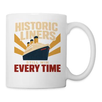 Ozeandampfer Maritime Geschichte Historisches - Tasse - Weiß - Rechts
