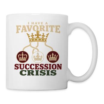 Britische Königsgeschichte Englische Monarchie - Tasse - Weiß - Rechts