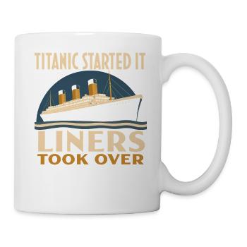 Ozeandampfer Maritime Geschichte Historisches - Tasse - Weiß - Rechts