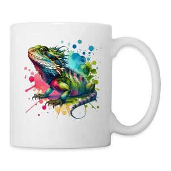 Chinesische Wasseragame Design - Tasse - Weiß - Rechts