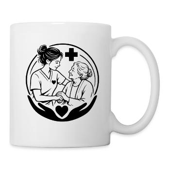Altenpflege - Tasse - Weiß - Rechts