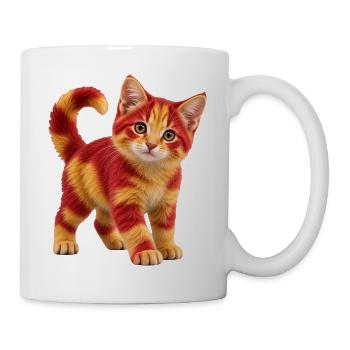 Spanisches Kätzchen - Tasse - Weiß - Rechts